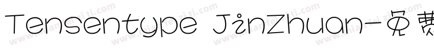 Tensentype JinZhuan字体转换